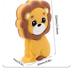 Perle lion silicone